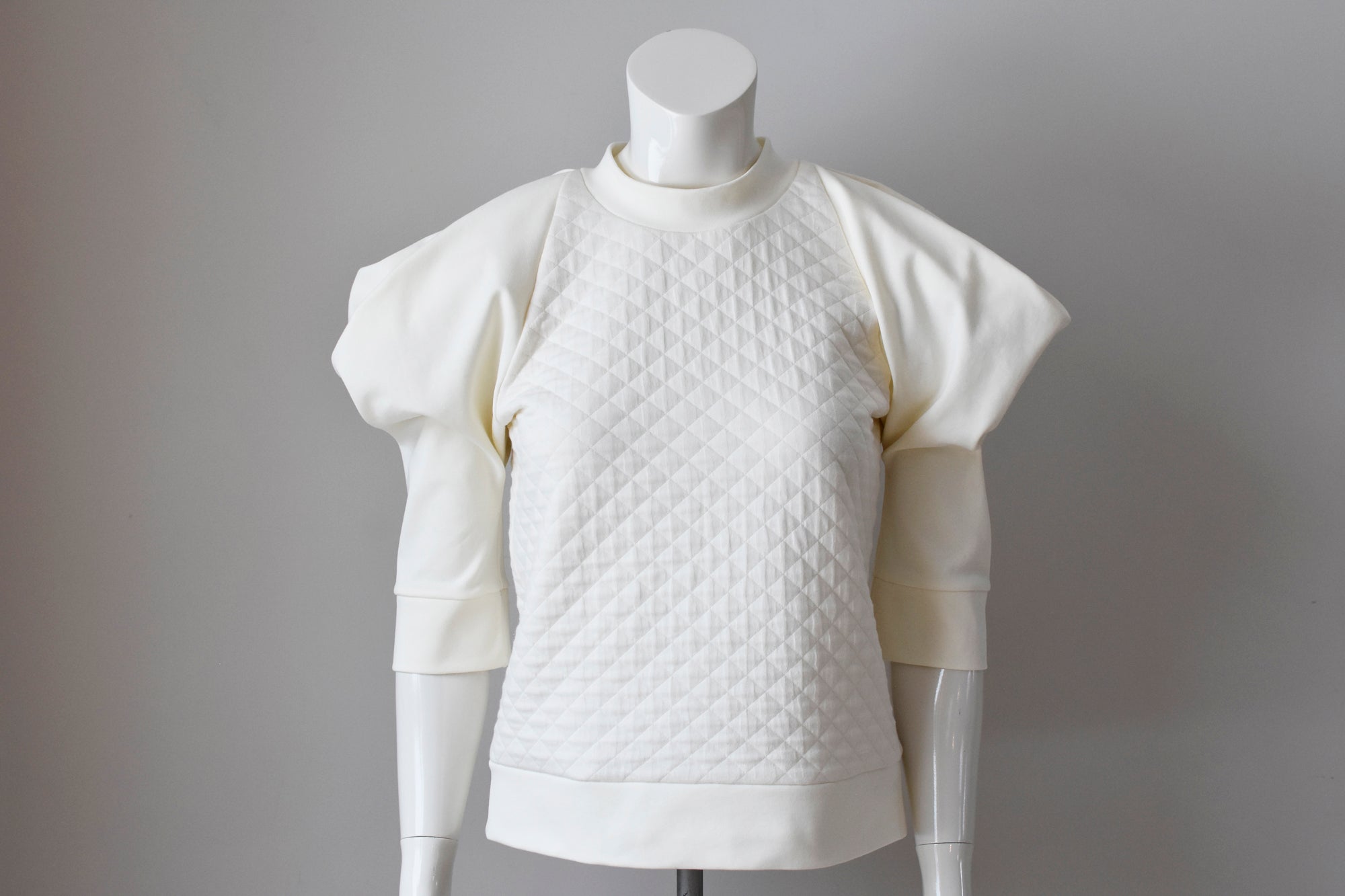 MUSCLE-SWEATER white